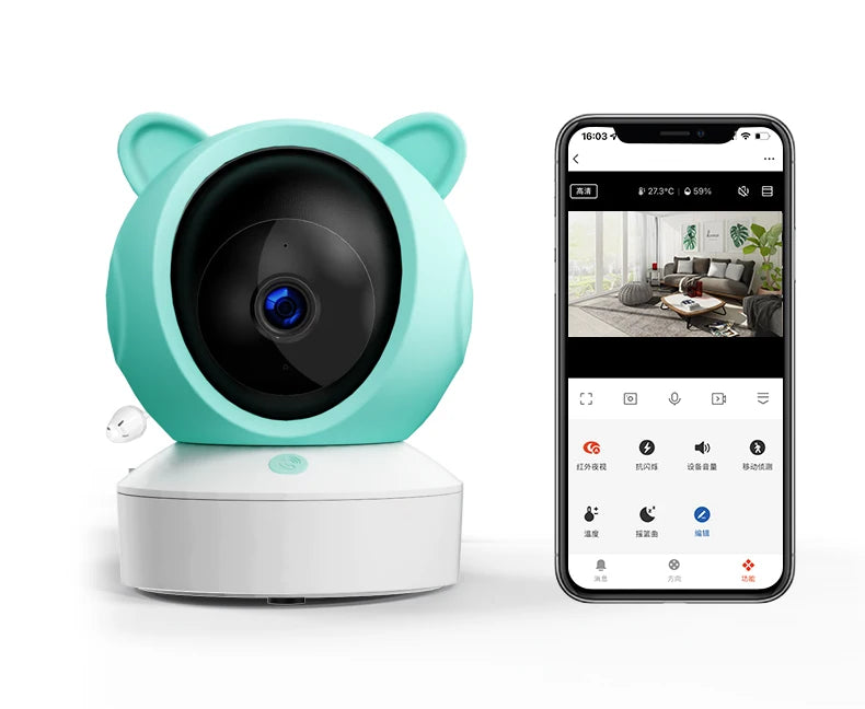 Smart Baby Monitor with 2K Camera & Night Vision for All Parents