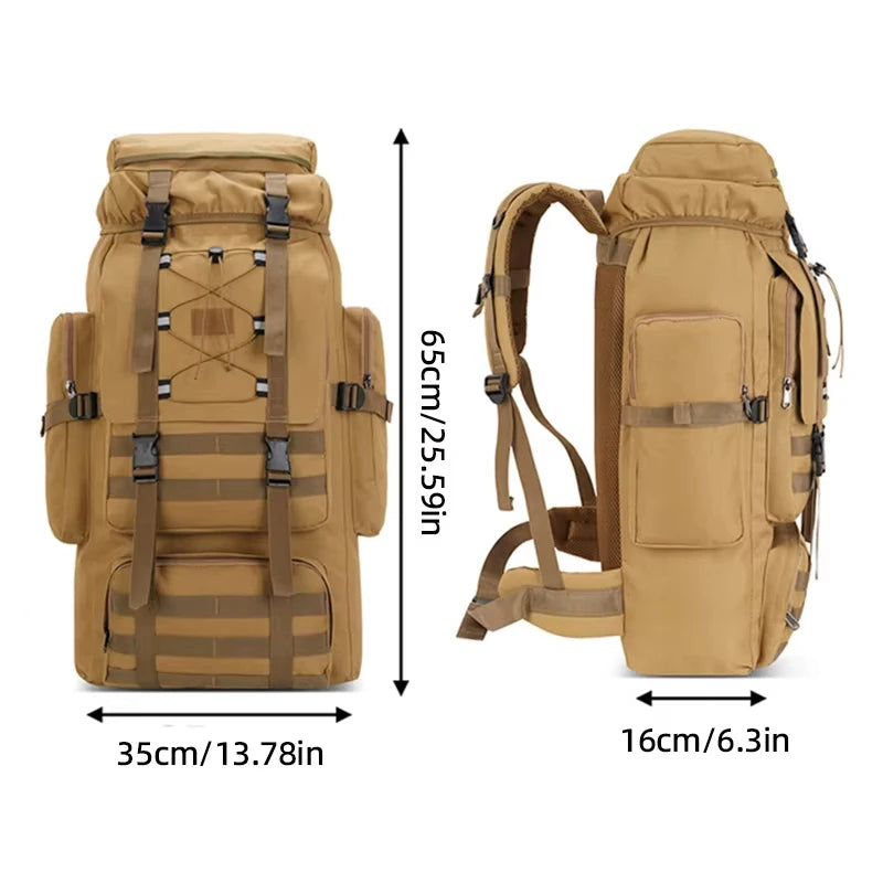 Large 130L Hiking Camping Backpack | Durable Outdoor Rucksack