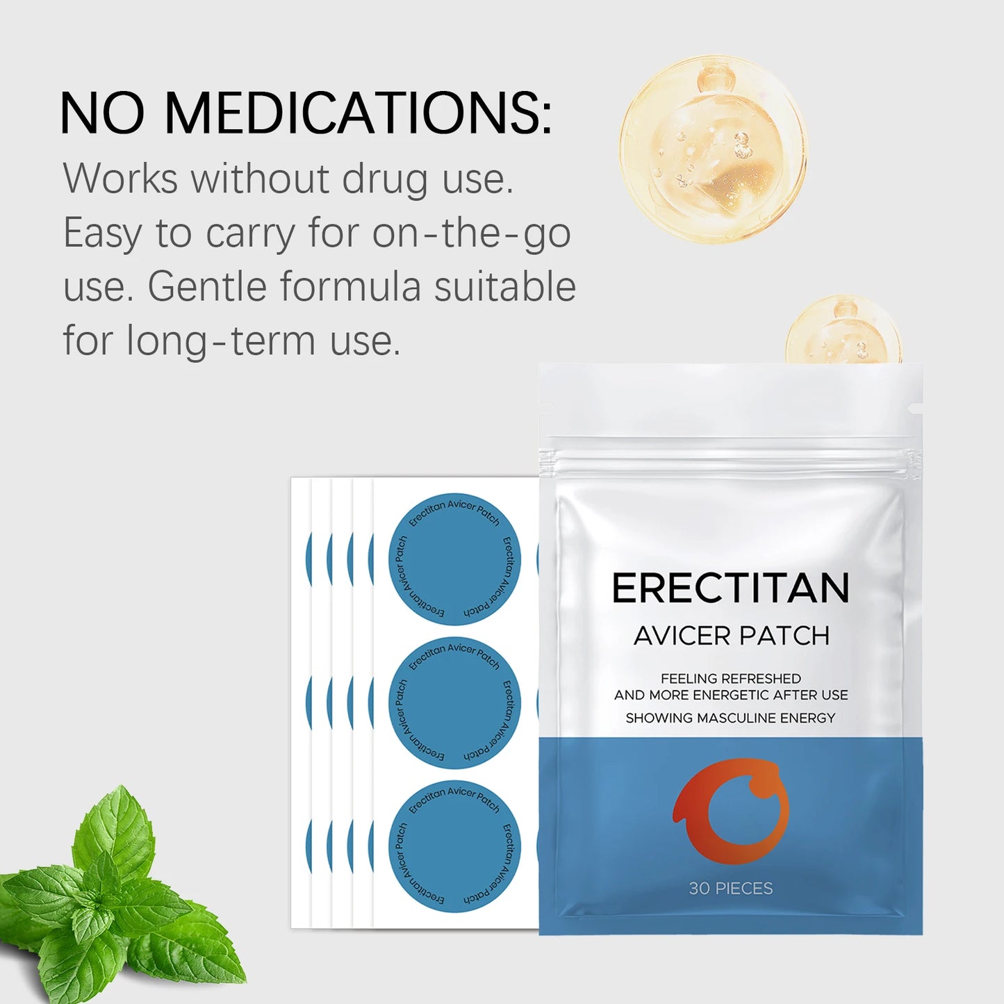 Men's Daily Skin Care Patch | Gentle Nourishing Formula for All Skin Types