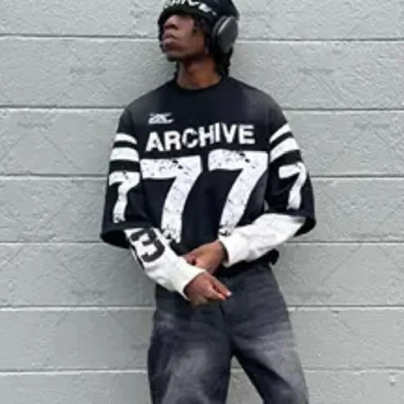 Men's Vintage Gothic Pullover Sweatshirt | Stylish & Cozy