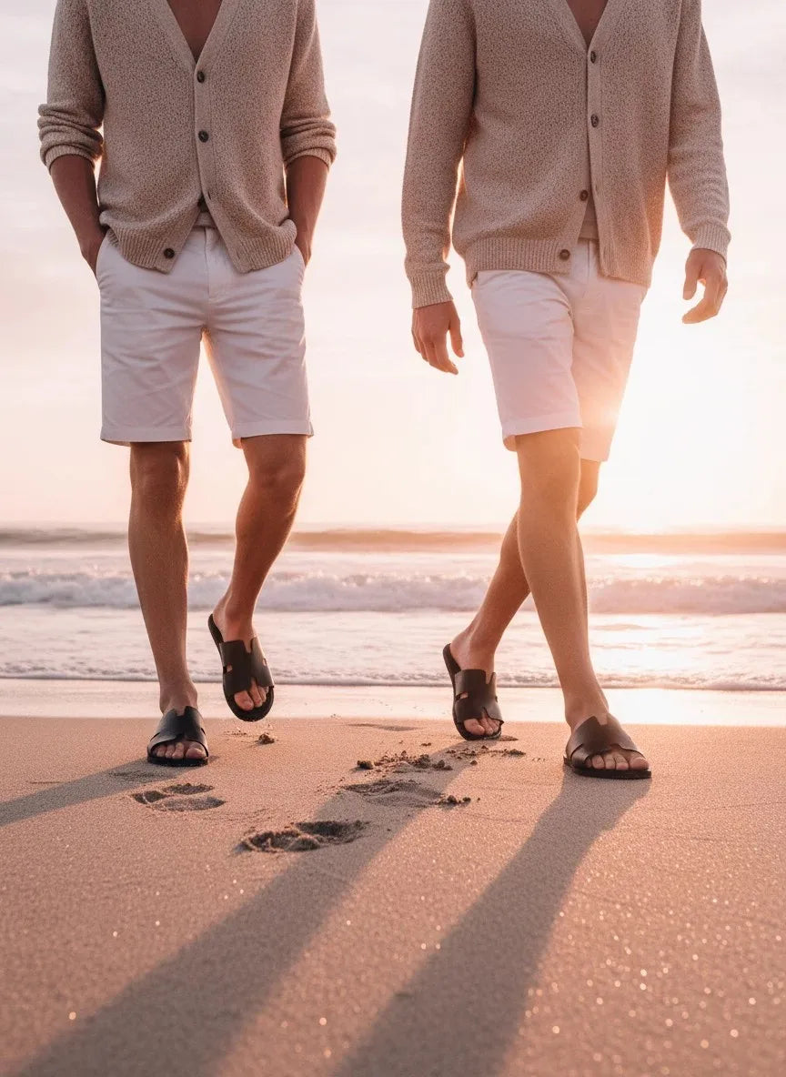 Men's Lightweight Casual Slip-On Sandals | Non-Slip Outdoor Comfort
