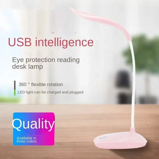 Lámpara de mesa LED recargable por USB | Luz nocturna regulable que cuida la vista
