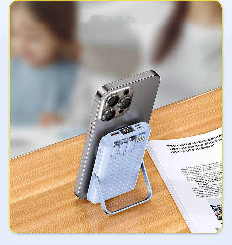 20000mAh Magnetic Wireless Power Bank | Fast Charging & Portable