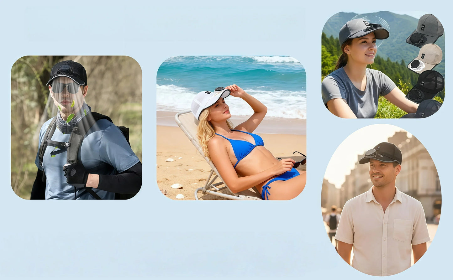 Solar Baseball Cap with Fan | Ultimate Sun Protection Gear