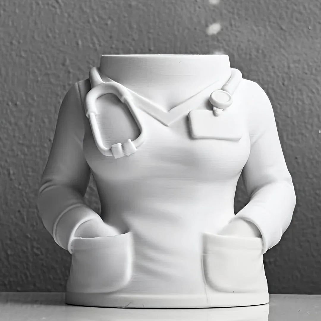 Nurse-Shaped Pen Holder | Perfect Gift for Medical Staff