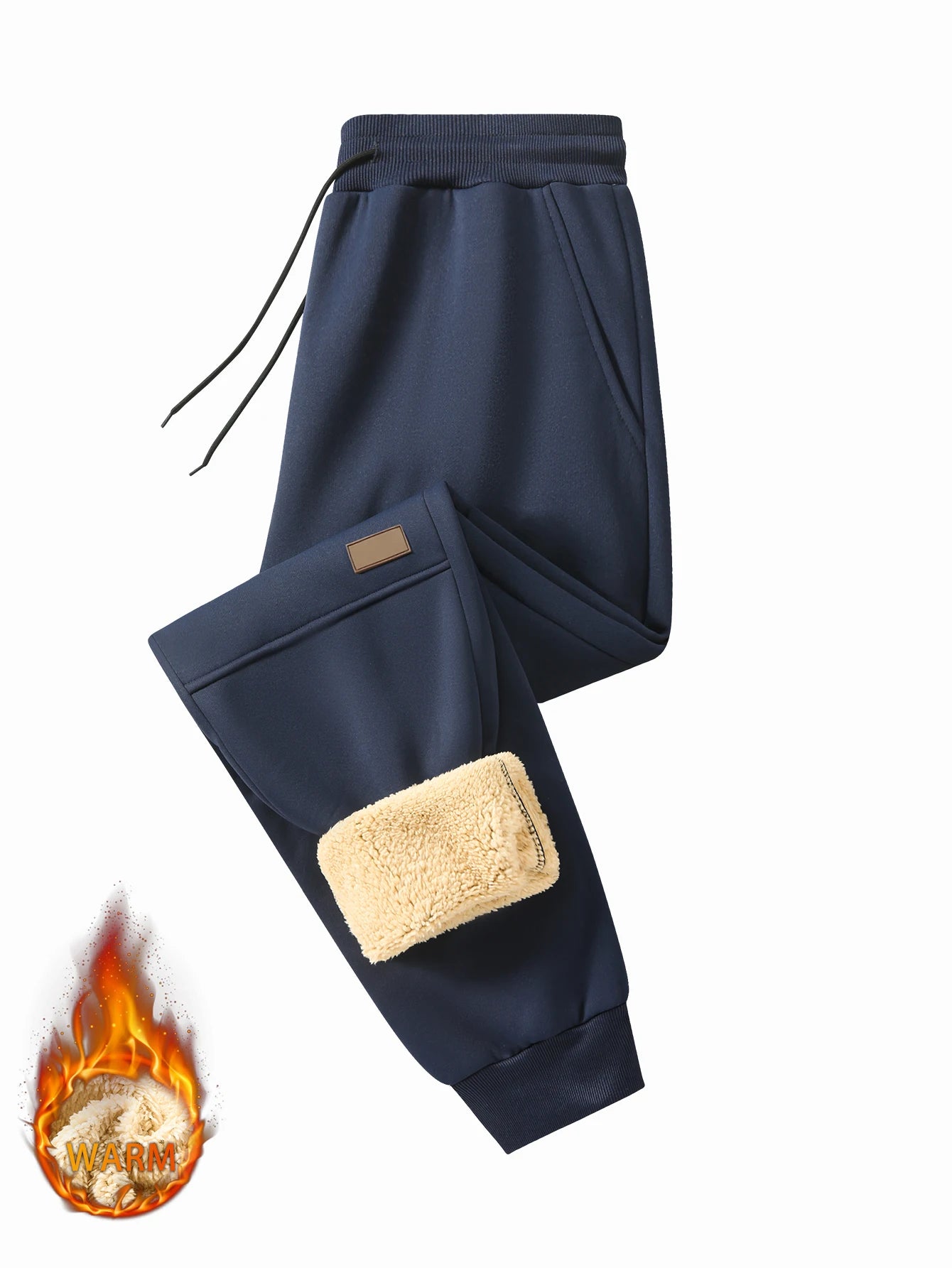 Men's Thick Warm Fleece Sweatpants | Cozy Casual Joggers