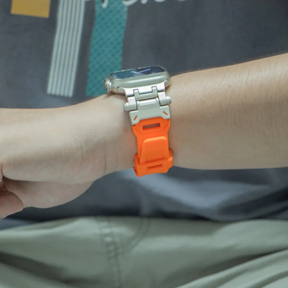 Silicone Sport Band for All iWatch Models | Luxury Sports Strap