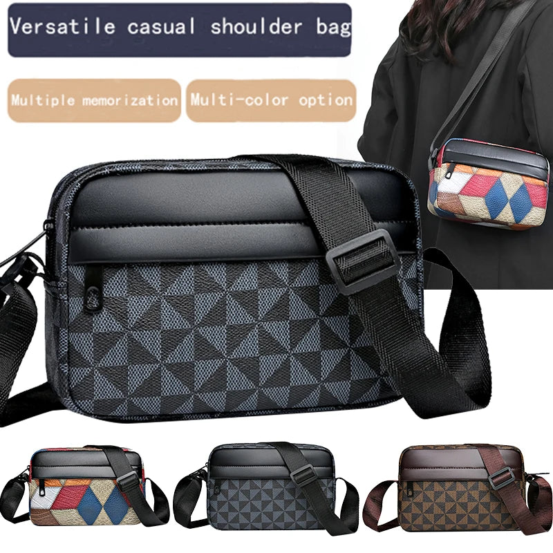 Colorblock Shoulder Bag | Trendy Patchwork Crossbody Purse