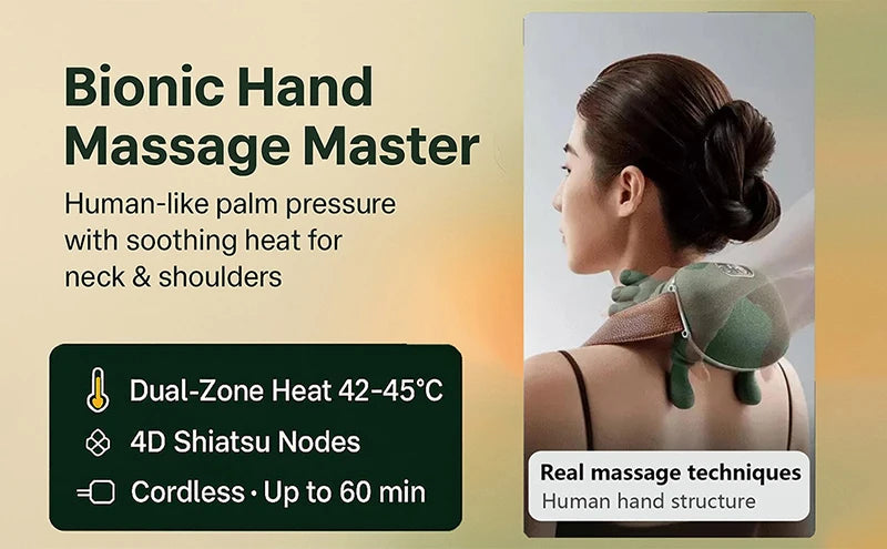 Premium Shoulder and Neck Massager | Multifunctional Comfort