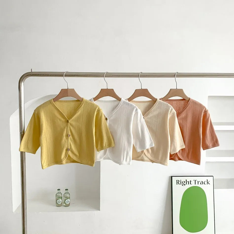 Lightweight Kids Summer Jacket | Stylish Toddler Cardigan Top