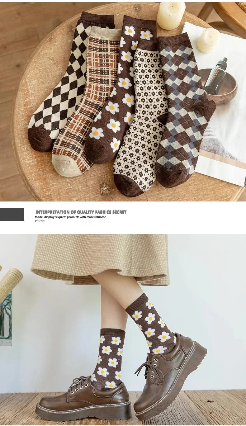 Fashionable Cotton Socks for Autumn & Winter | Warm & Cozy Style