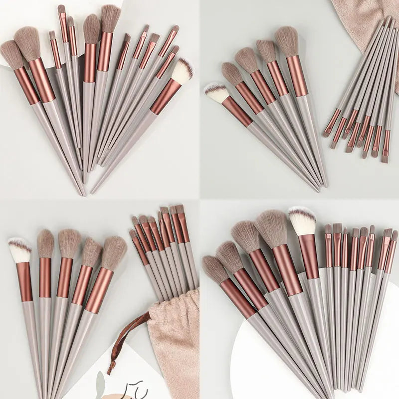 13PCS Makeup Brush Set | Essential Tools for Flawless Beauty