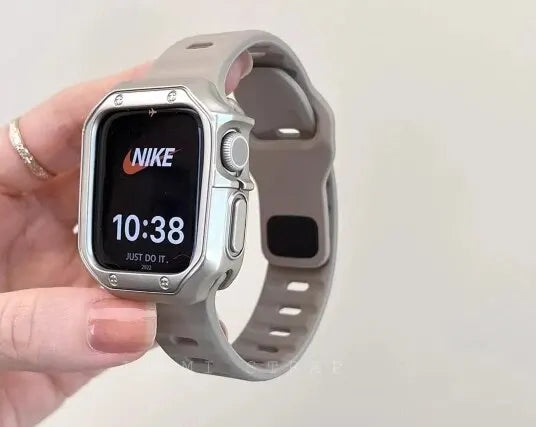 Soft Silicone Sport Strap & Case for Smartwatch | Comfort & Style