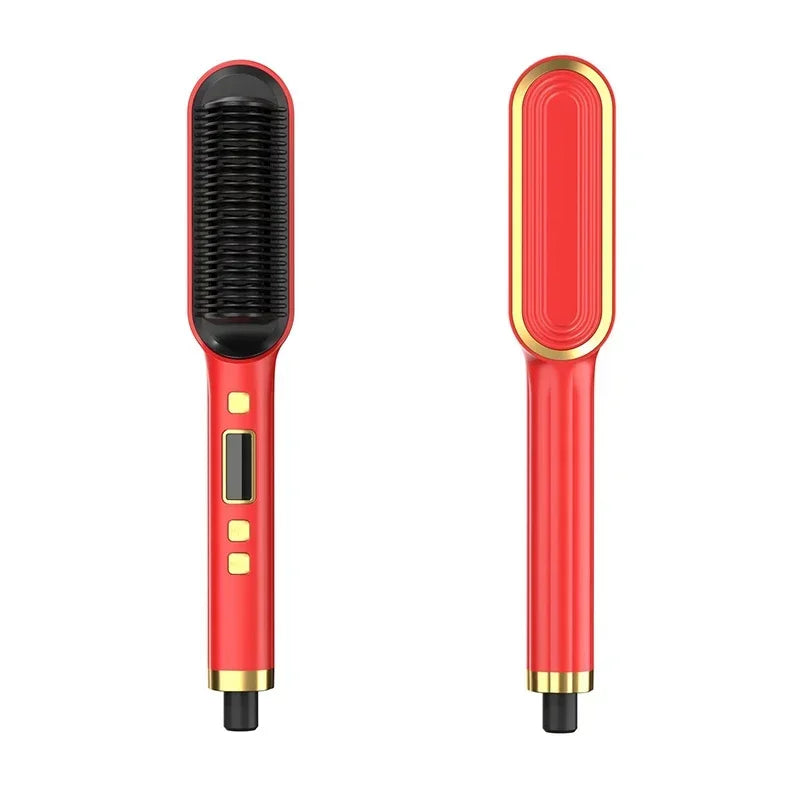 Adjustable Heat Hair Straightener Comb | Fast and Safe Styling