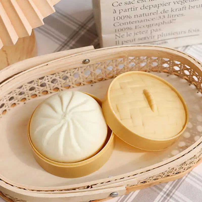 Giant Dumpling Toys Anxiety Relief Fidget Toy Simulation Food Steamed Stuffed Bun Soft Squeeze Decompression Dough Toy