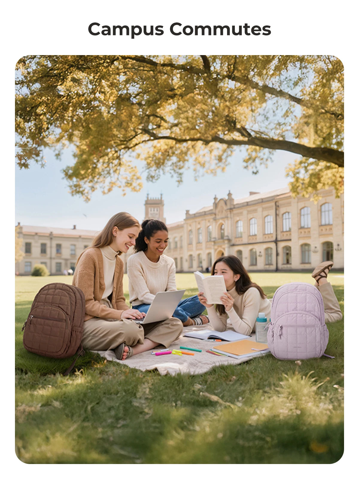 Stylish Water-Resistant Women's Travel Backpack | Perfect for College