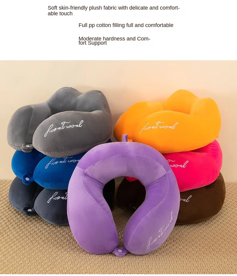Comfortable U-Shaped Neck Pillow for Travel | Soft Support Cushion