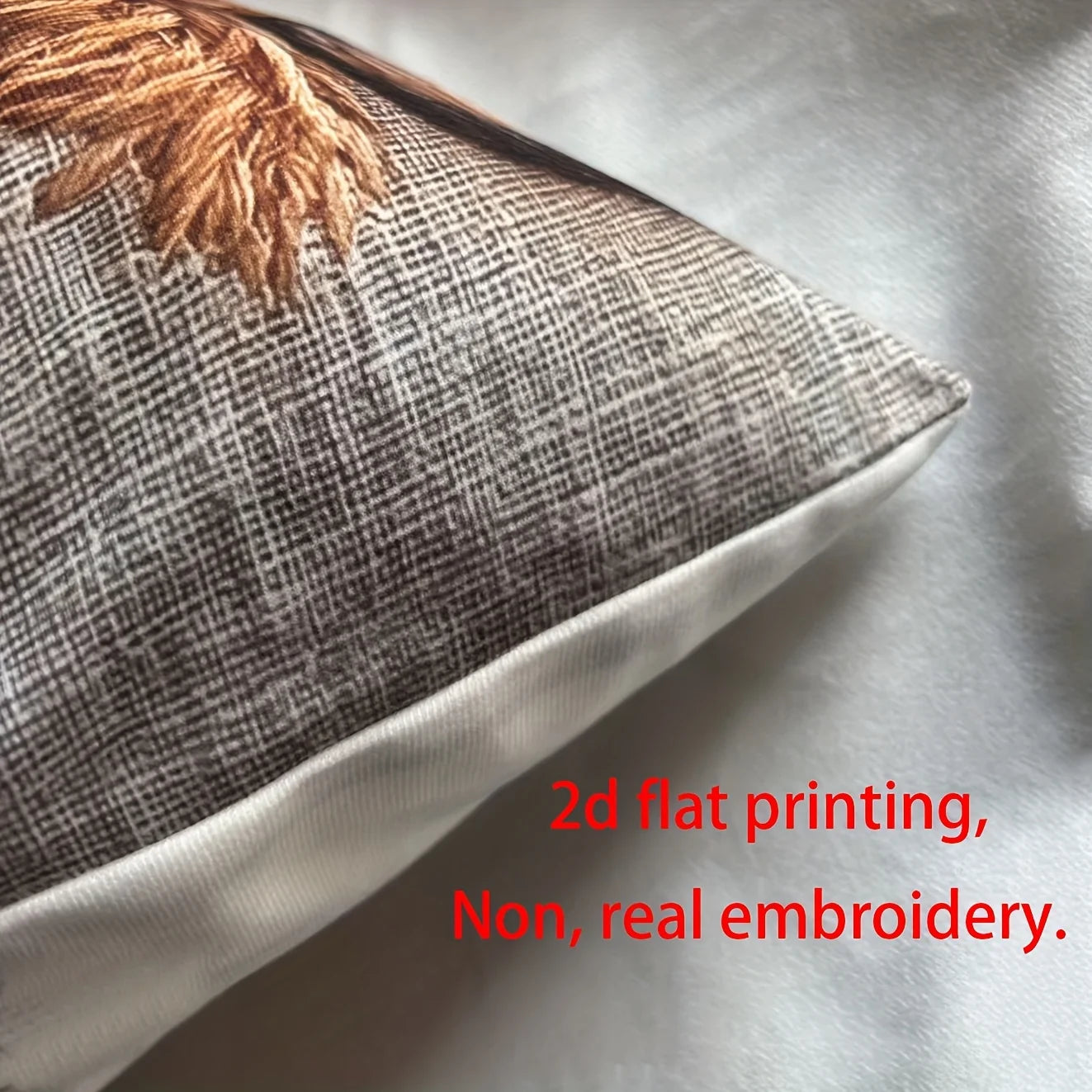 Retro Highland Cow Pillowcase | Decorative Home Design Cover