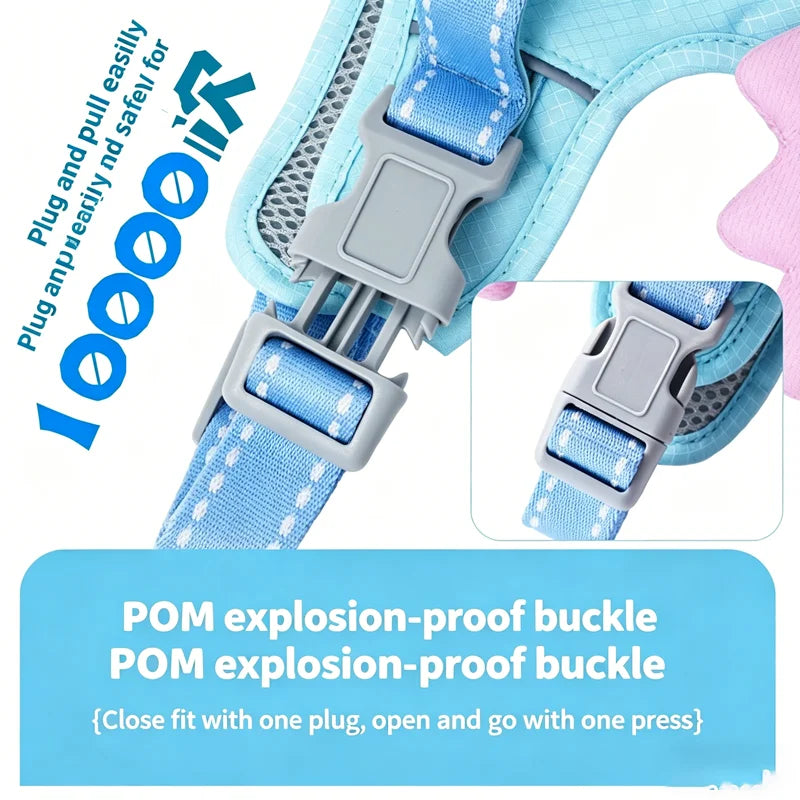 Adjustable No-Pull Dog Harness | Comfortable Breathable Pet Vest