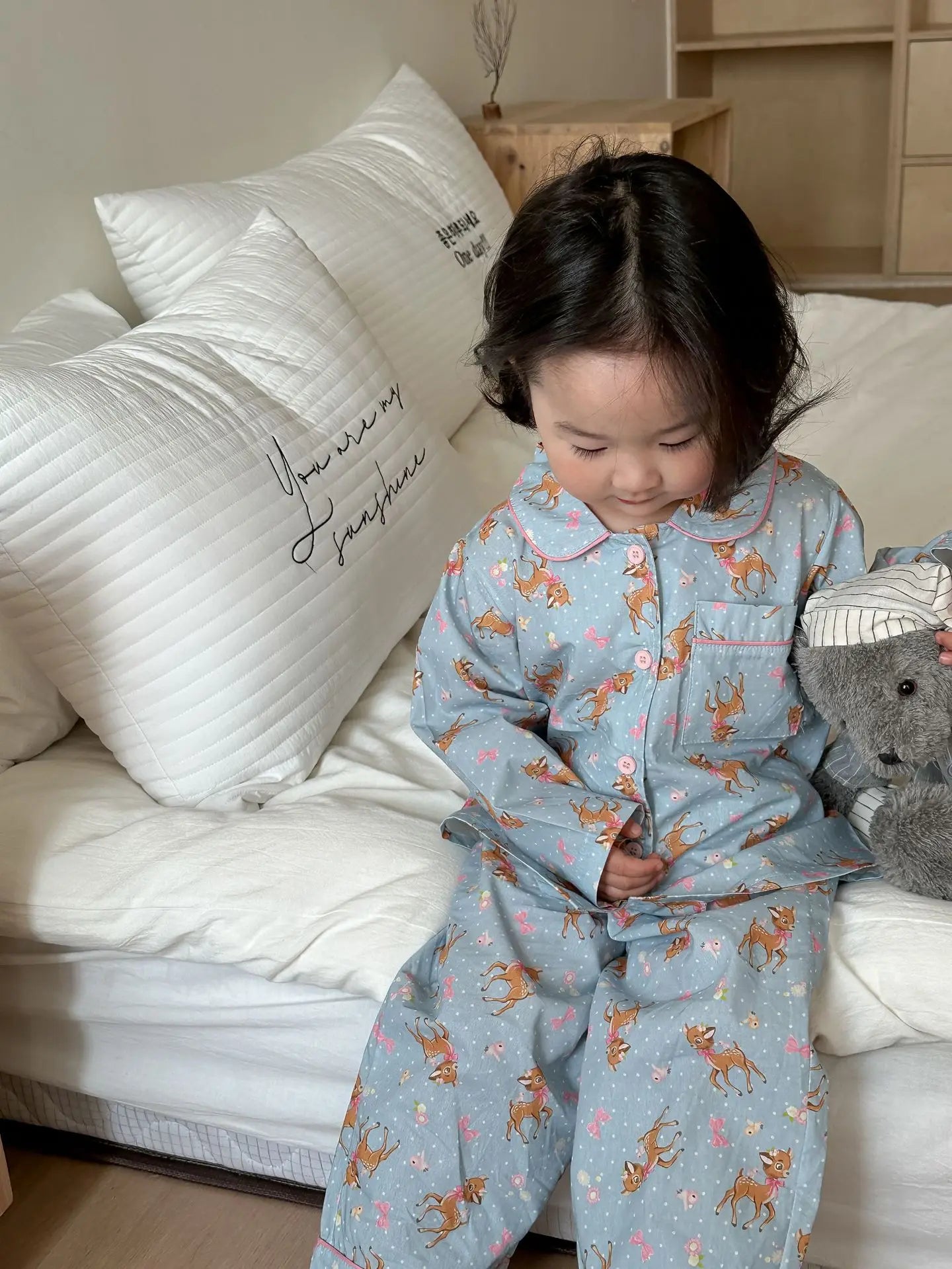 Spring Children's Cartoon Homewear Outfits | Cute Pajamas Set