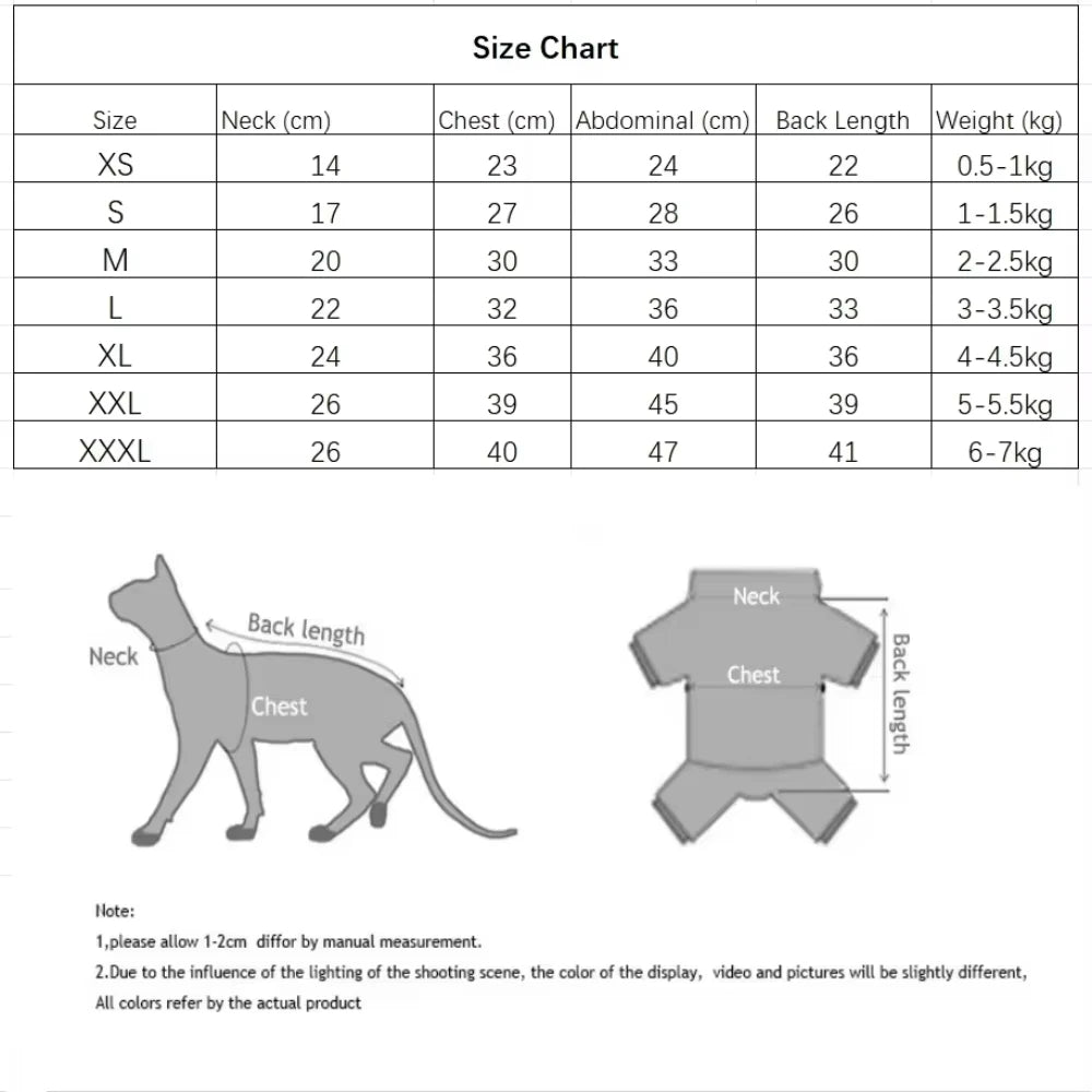 Stylish Cotton Baseball Jacket for Sphynx Cats and Kittens