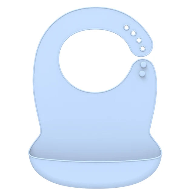 Waterproof Silicone Baby Bibs | Adjustable Cute Feeding Aprons
