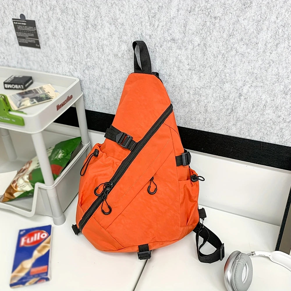 Large Capacity Chest Bag, Sports Shoulder Bag, Cycling Bag, Workwear Bag, New Functional and Versatile Crossbody Bag