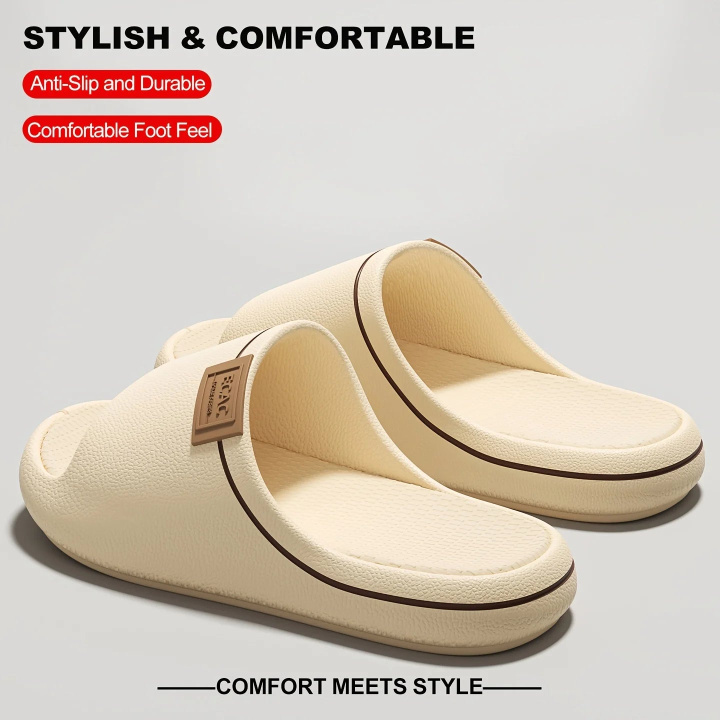 Unisex Summer EVA Slippers | Soft Non-Slip Slides for Home Comfort