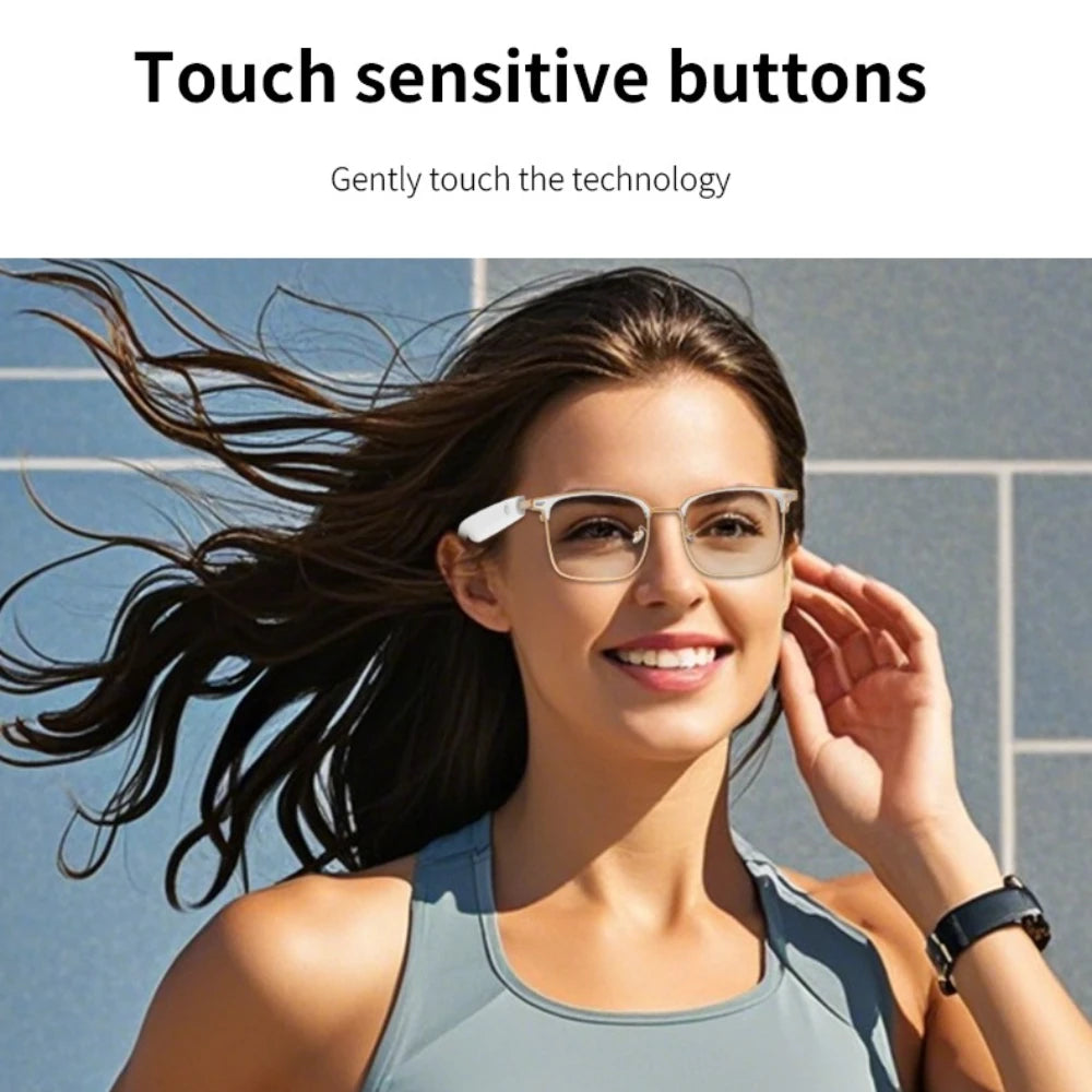 Smart Glasses with Color-Changing Lenses & Bluetooth Audio
