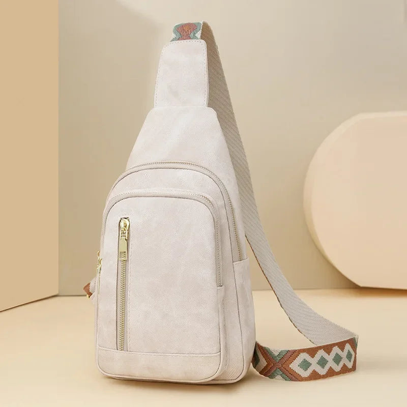 Stylish PU Leather Women Sling Bag | Versatile Crossbody Pack