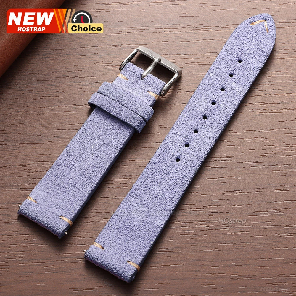 Soft Suede Watch Straps | Adjustable Quick Release Bands for Watches
