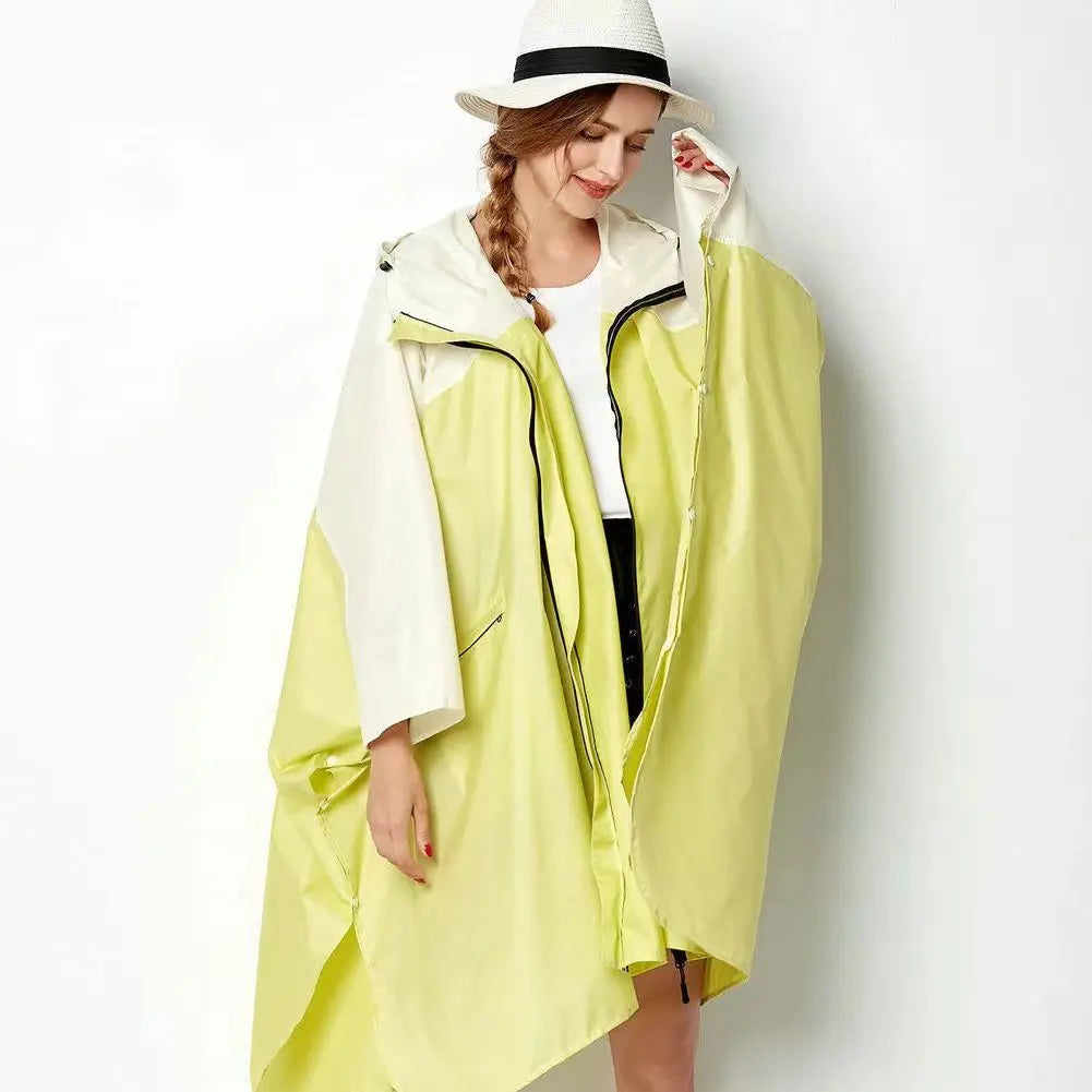 Lightweight Leopard Raincoat for Women | Waterproof Windproof Cloak