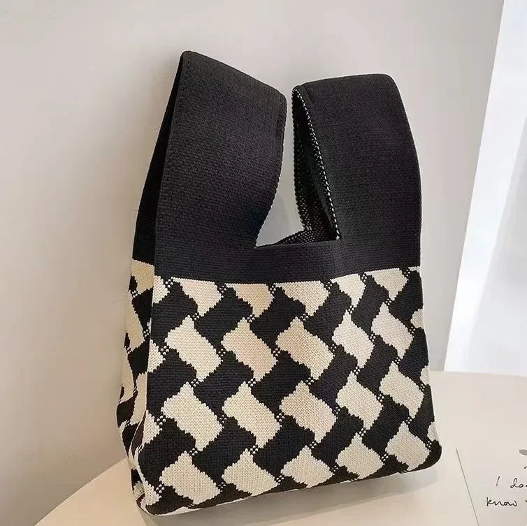 Stylish Women's Woven Tote Bag | Trendy Handbag & Gift Bag