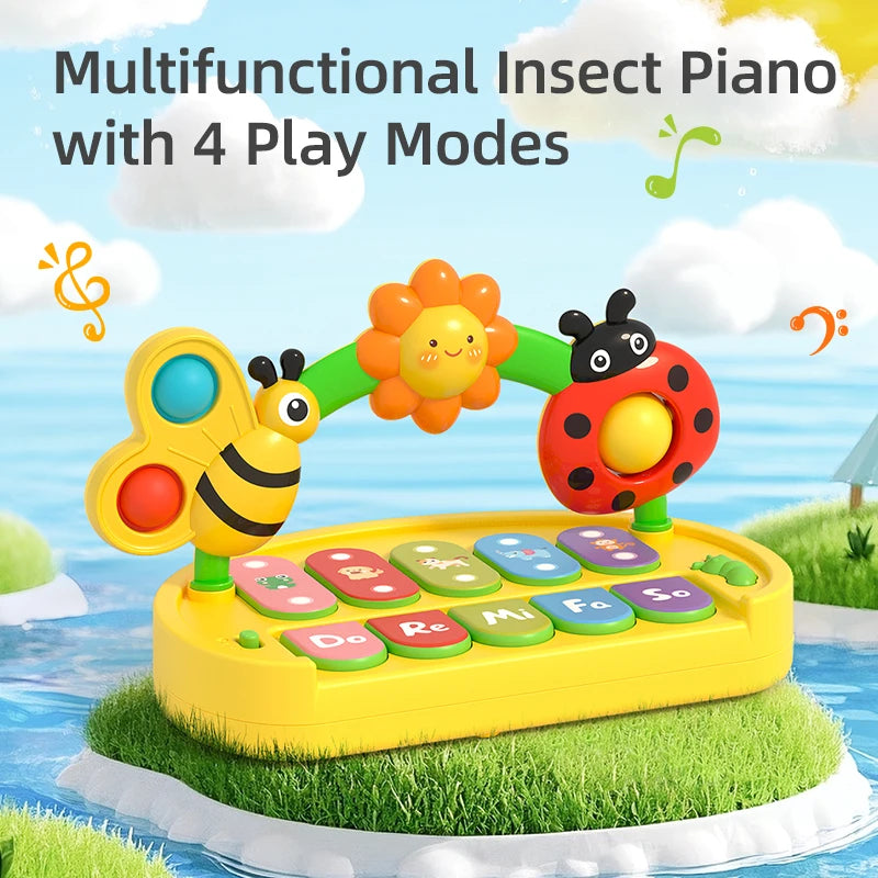 Interactive Baby Piano Toy | Light Up Musical Keyboard for Toddlers