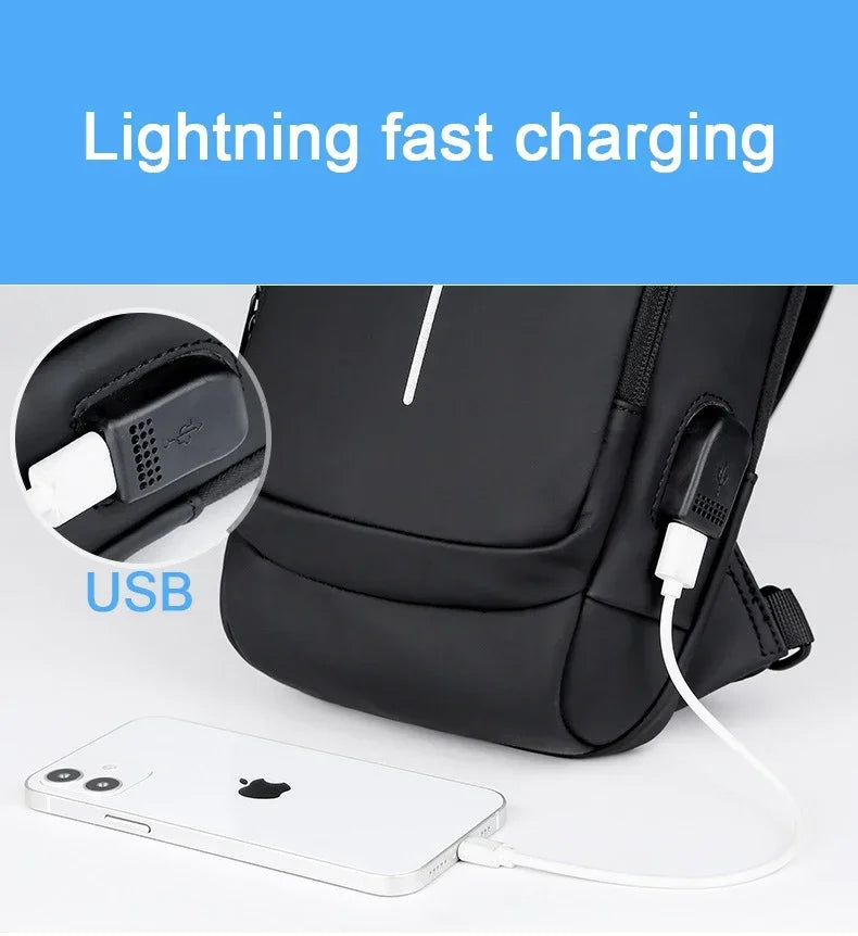 Multifunctional Sling Shoulder Bag | Versatile Travel & School Backpack