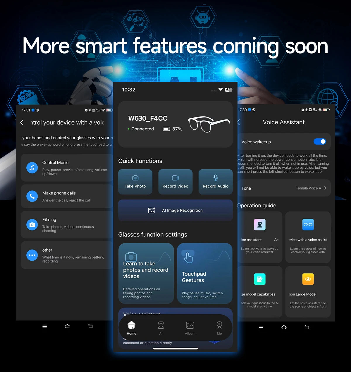 AI Smart Glasses with 8MP Camera & Bluetooth Features | Innovative Eye Wear