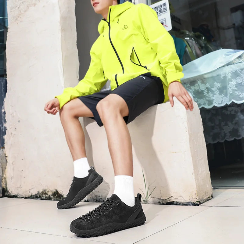 Breathable Mesh Zero Drop Wide Toe Sneakers | Unisex Comfort Shoes