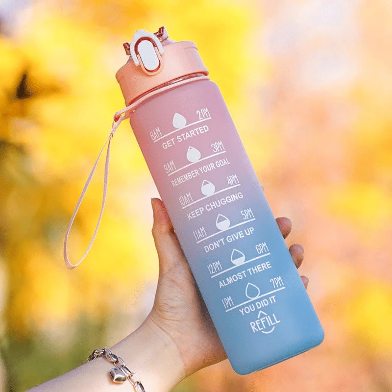 2 Liter Large Sports Water Bottle | Leak Proof & Portable