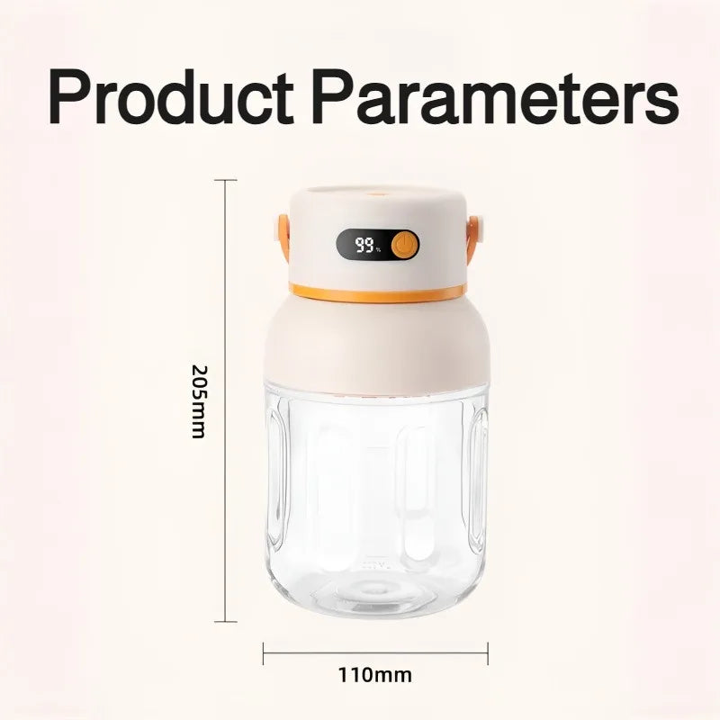 Portable Mini Blender | USB Rechargeable Juicer for Home & Travel