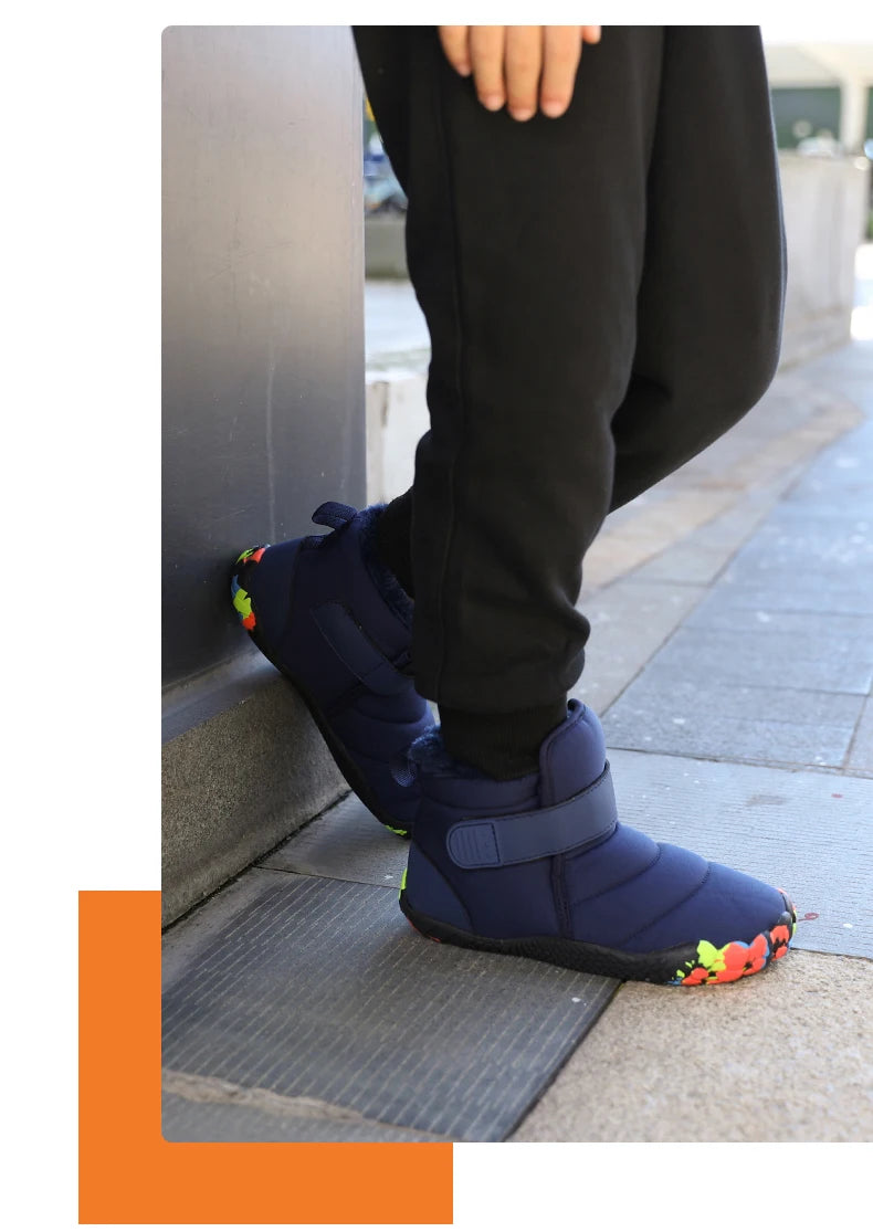 Kids Waterproof Snow Boots | Comfortable & Warm Fur Lined Boots