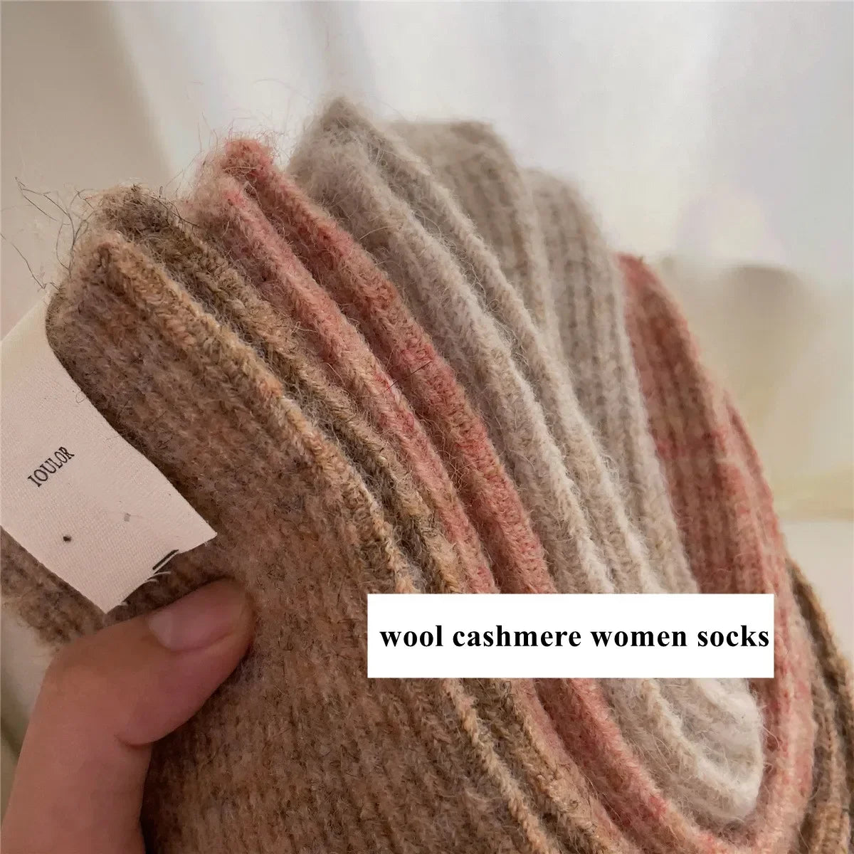 Warm Long Wool Cashmere Thermal Socks for Women | Cozy Comfort