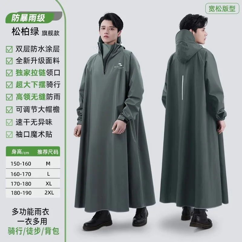 Full Body Adults Raincoat | Waterproof Cycling & Motorcycle Gear