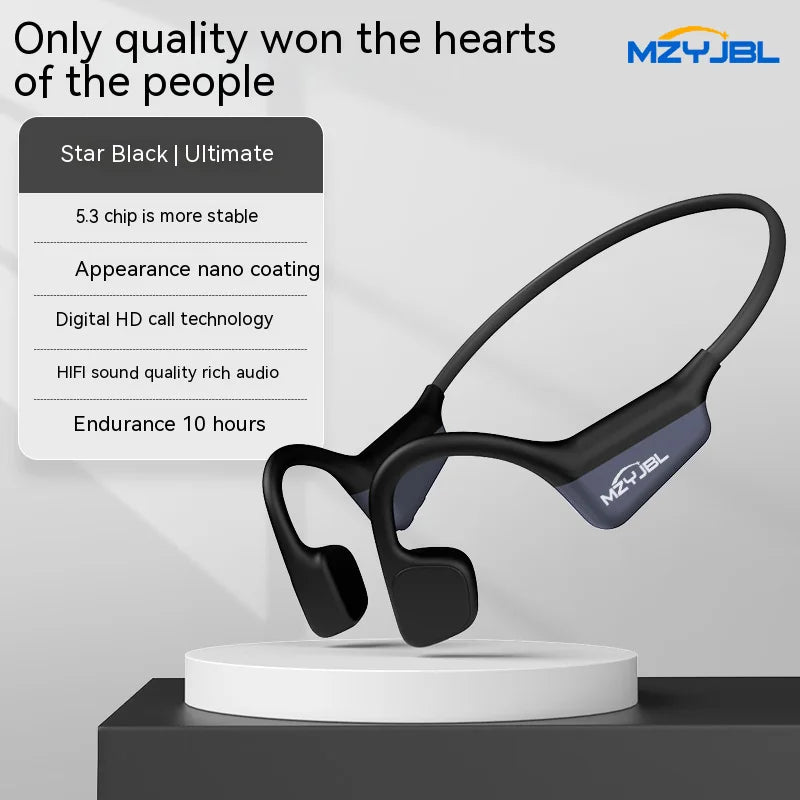Bone Conduction Wireless Headphones | HiFi Sound Sport Earbuds