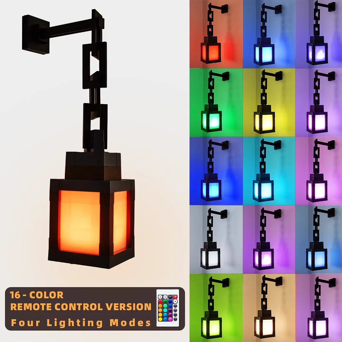 Multicolor Cartoon Style LED Night Light with Remote Control