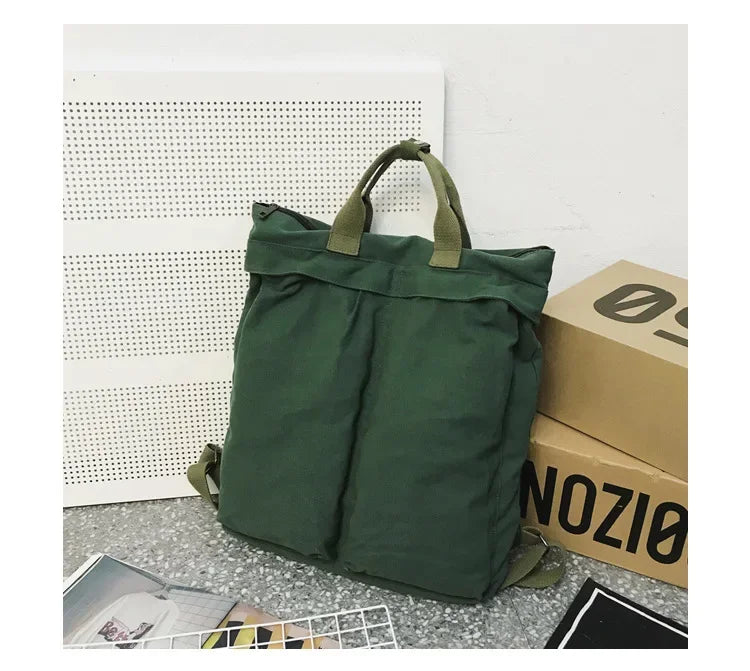 High Capacity Solid Color Backpack for Women & Teens | Travel & School Bag