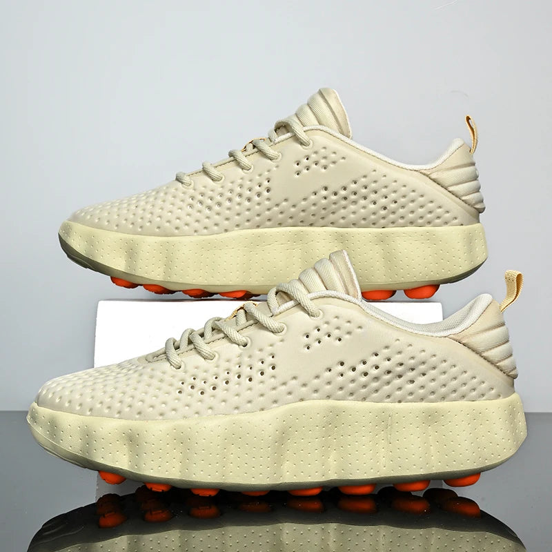 Men's Casual Thick Sole Sneakers | Breathable Summer Walking Shoes