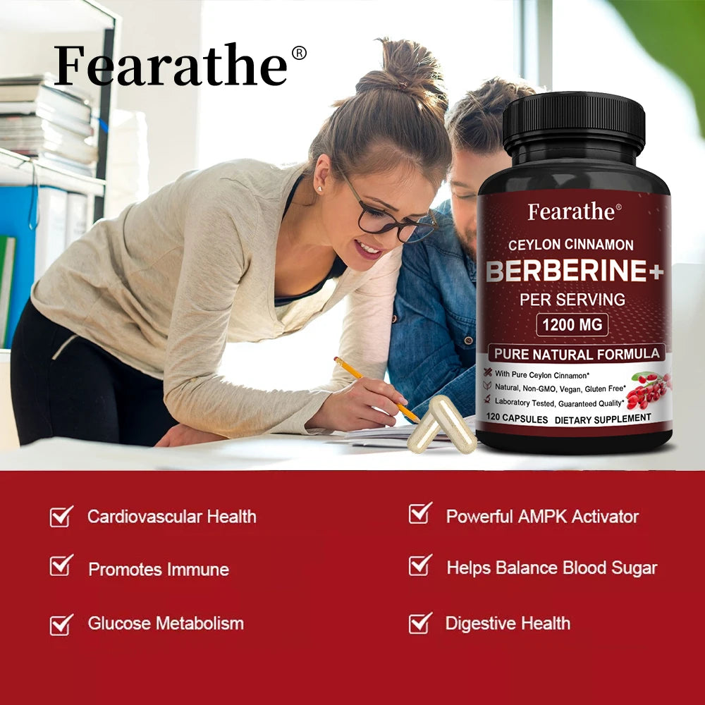 Ceylon Cinnamon & Berberine Capsules | Heart, Joint & Brain Support