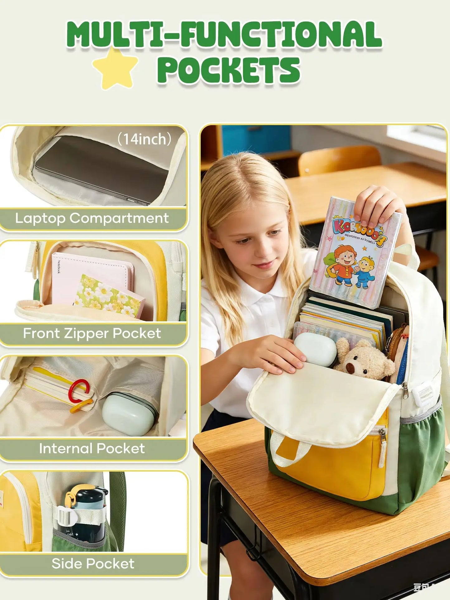 Boy School Bags kid Backpack, Primary School Backpacks for Children 3-10 Years, Travel Backpack for Kindergarten Primary Travel