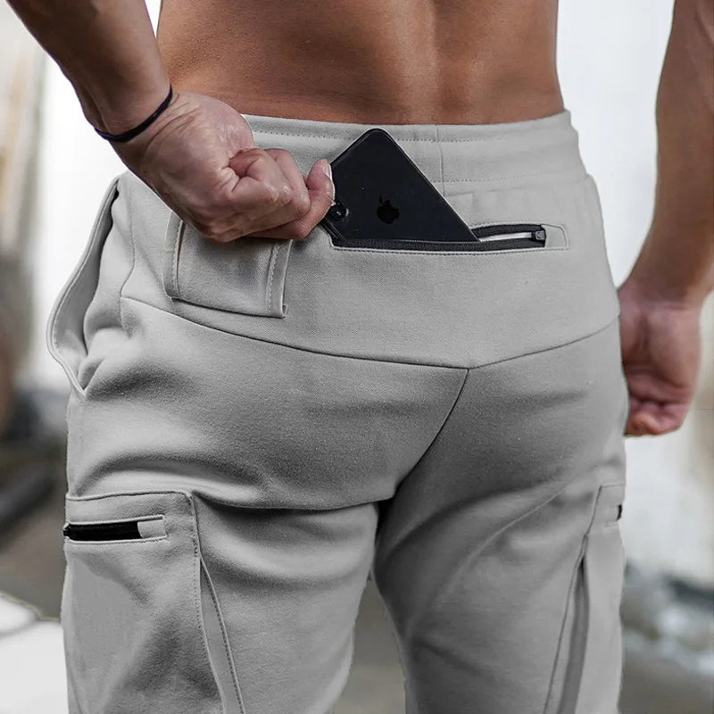 Men's Multi-Pocket Workout Training Pants | Stylish Jogging Sweatpants