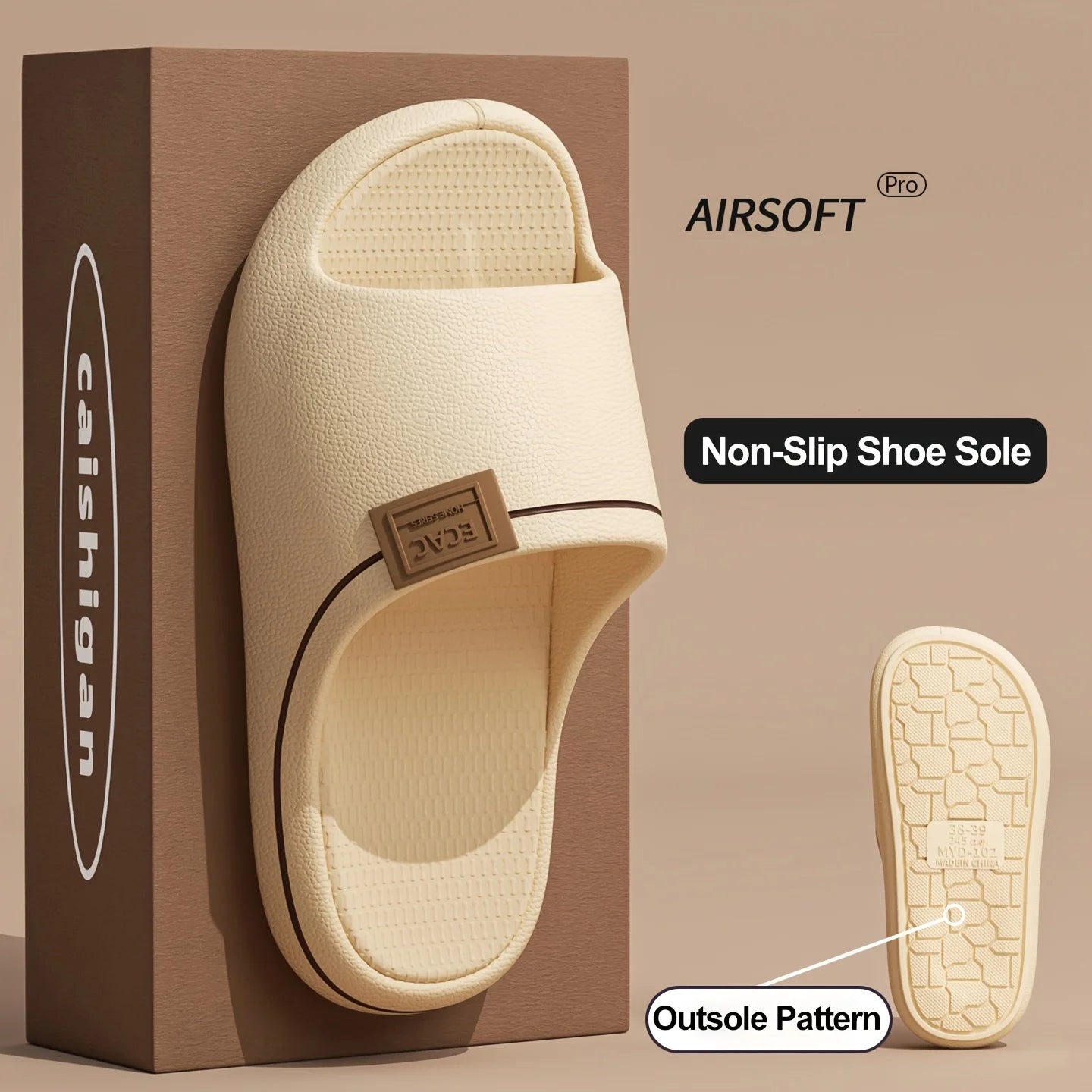 Unisex Summer EVA Slippers | Soft Non-Slip Slides for Home Comfort